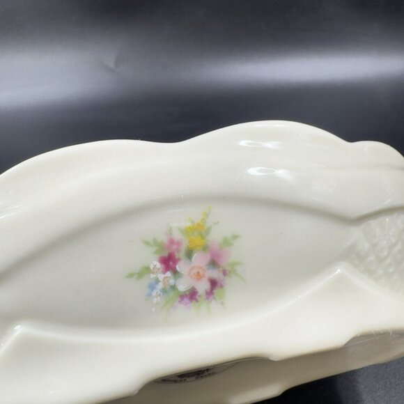 Donegal Parian China Fien Porcelain Irish Rose Vintage Dish Bowl Flower Pattern - Picture 7 of 14